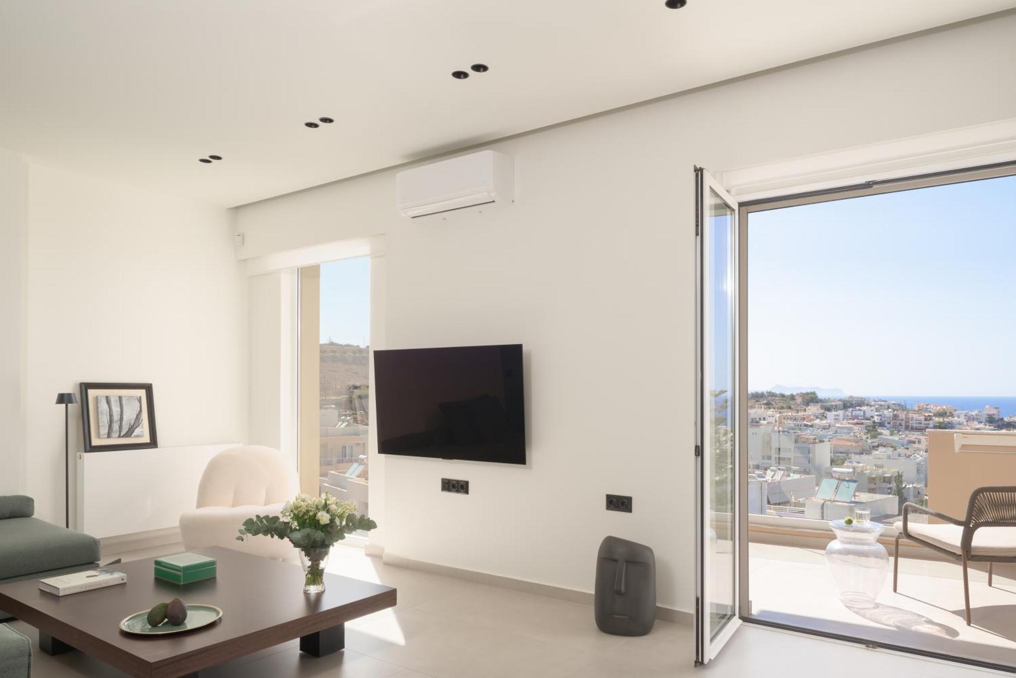 Ikia Mia Sea View Apartment Rethymno  Luaran gambar